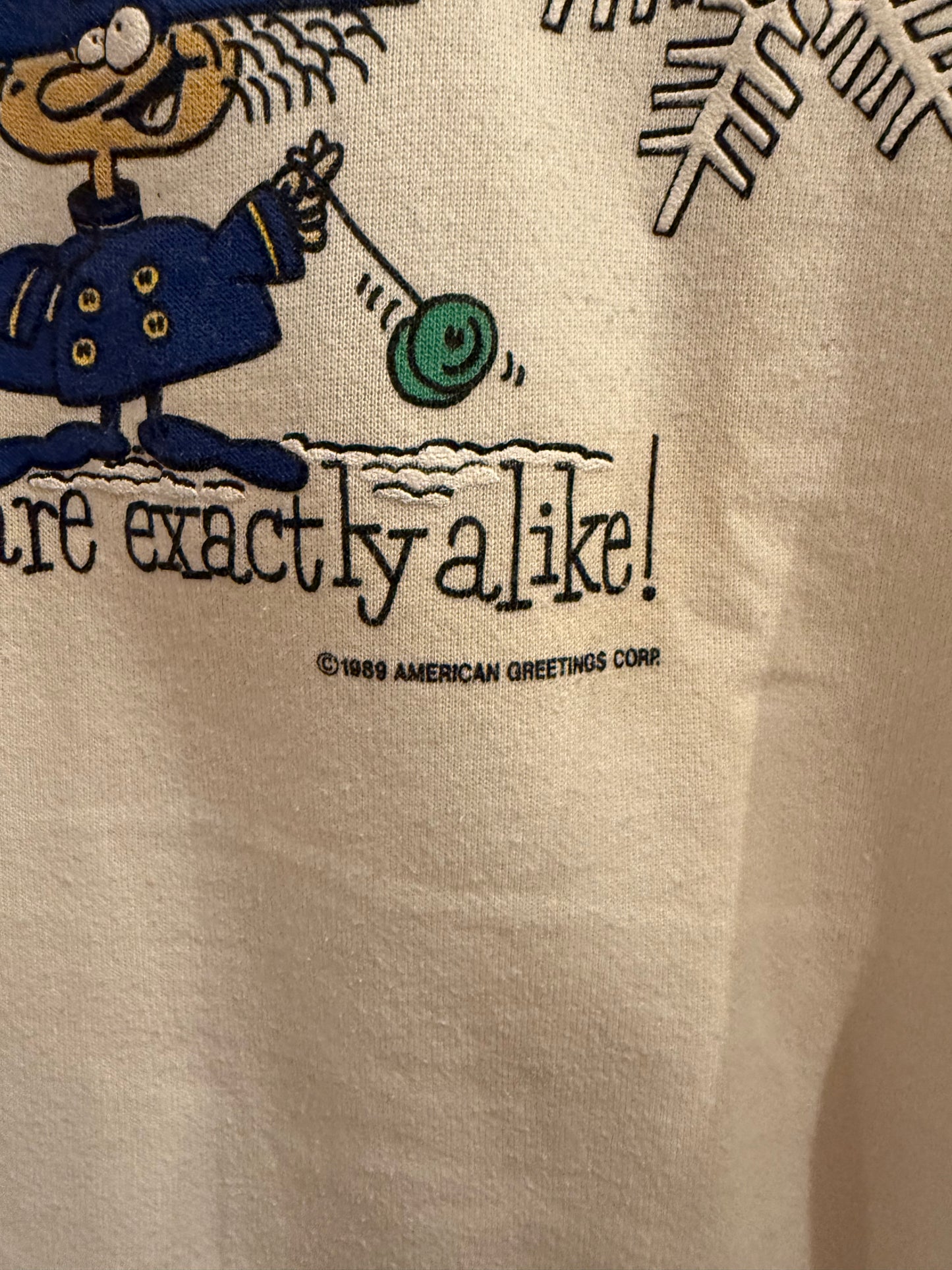 1989 World Class Flake Crewneck Size Medium