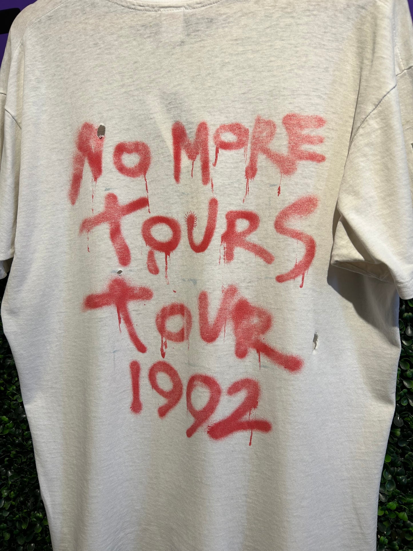 1992 Ozzy Osbourne No More Tours Tour T-Shirt. Size Large