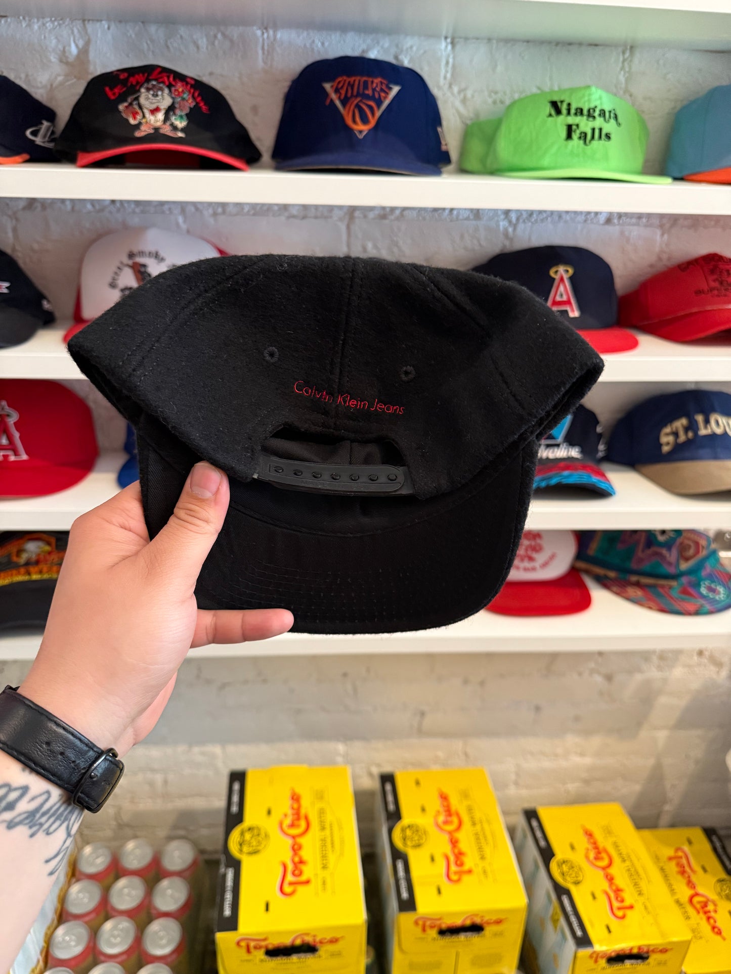 Vintage Calvin Klein Fleece Hat