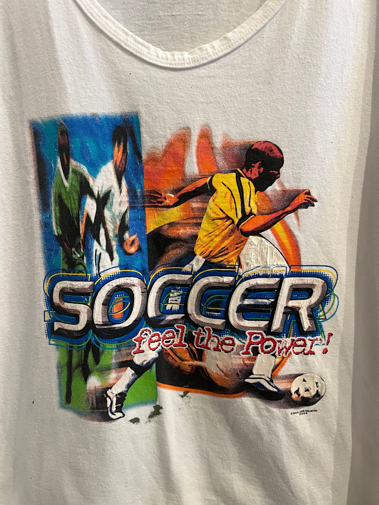 00’s Soccer Tank Top Size XL