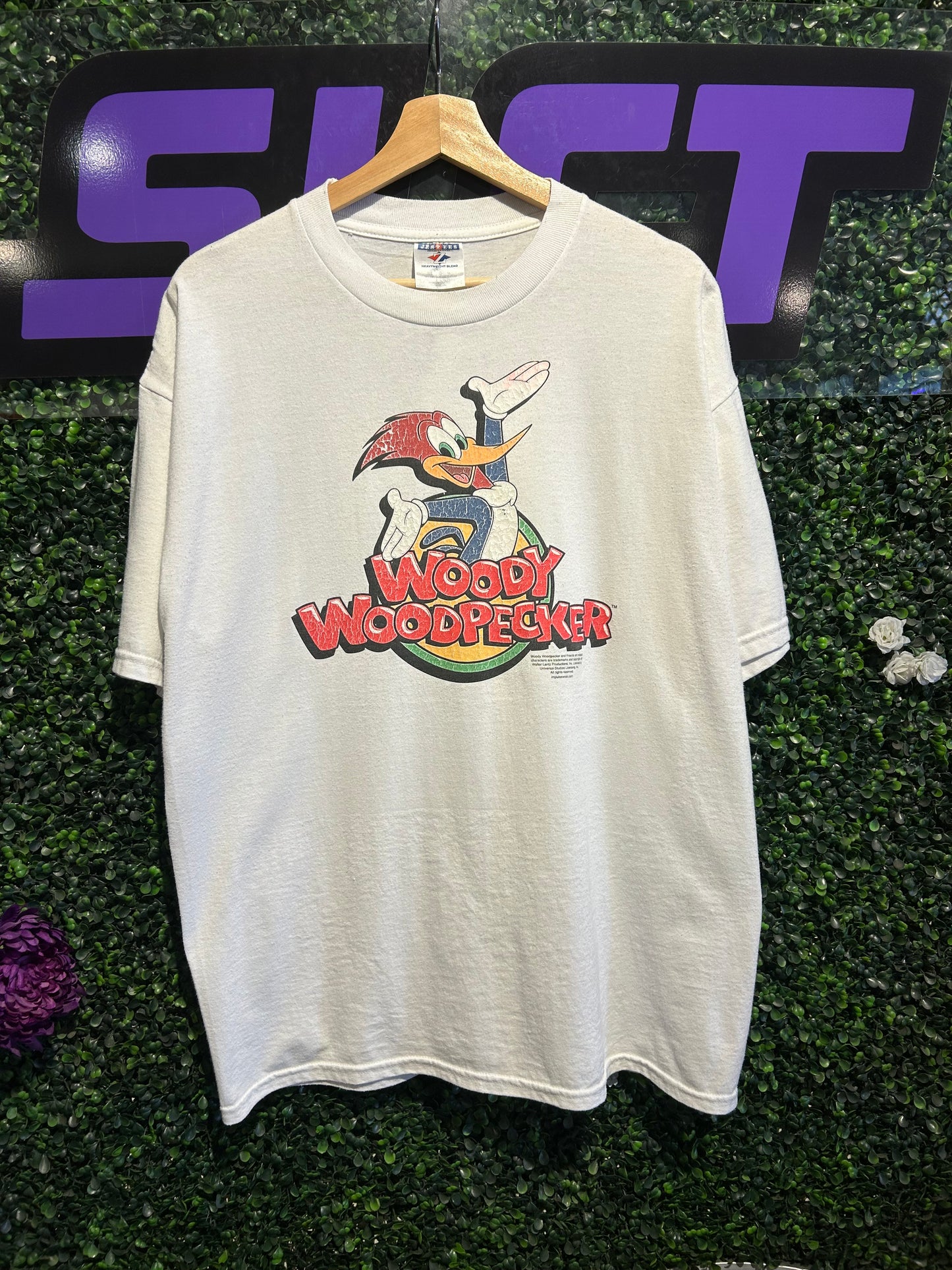 Vintage Woody Woodpecker T-Shirt. Size L/XL
