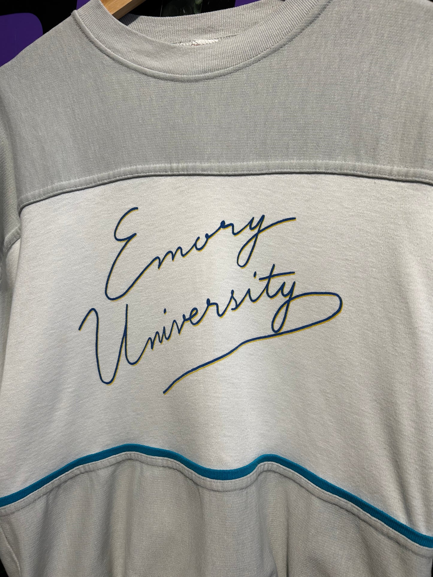 80s Emory University Crewneck. Size S/M