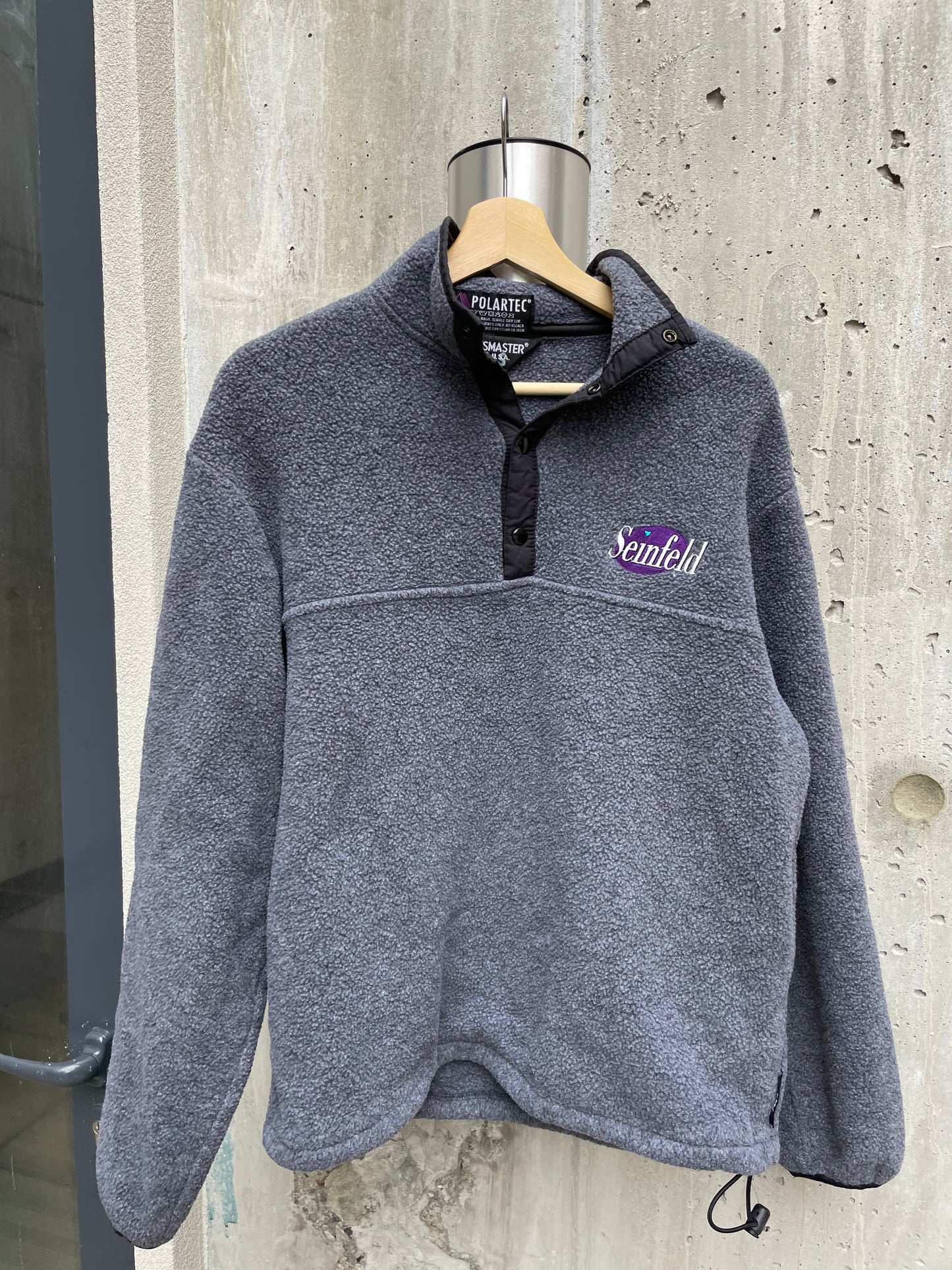 Vintage Seinfeld Polartec Cast and Crew Fleece Size S Fits S/M