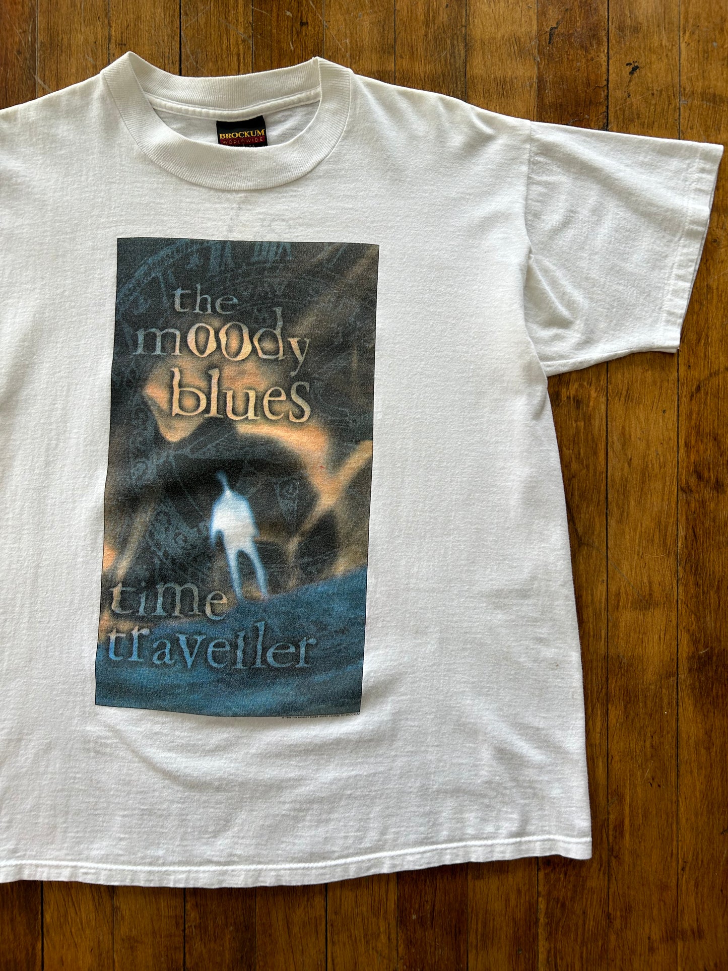 1995 The Moody Blues Time Traveler Tour T-Shirt. Size Medium