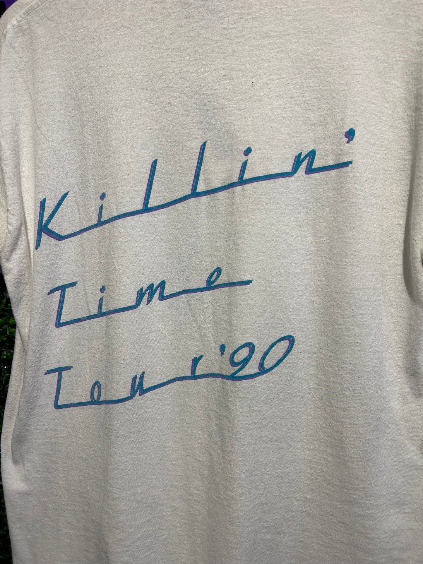 1990 Clint Black Killin Time Tour T-Shirt. Size M/L