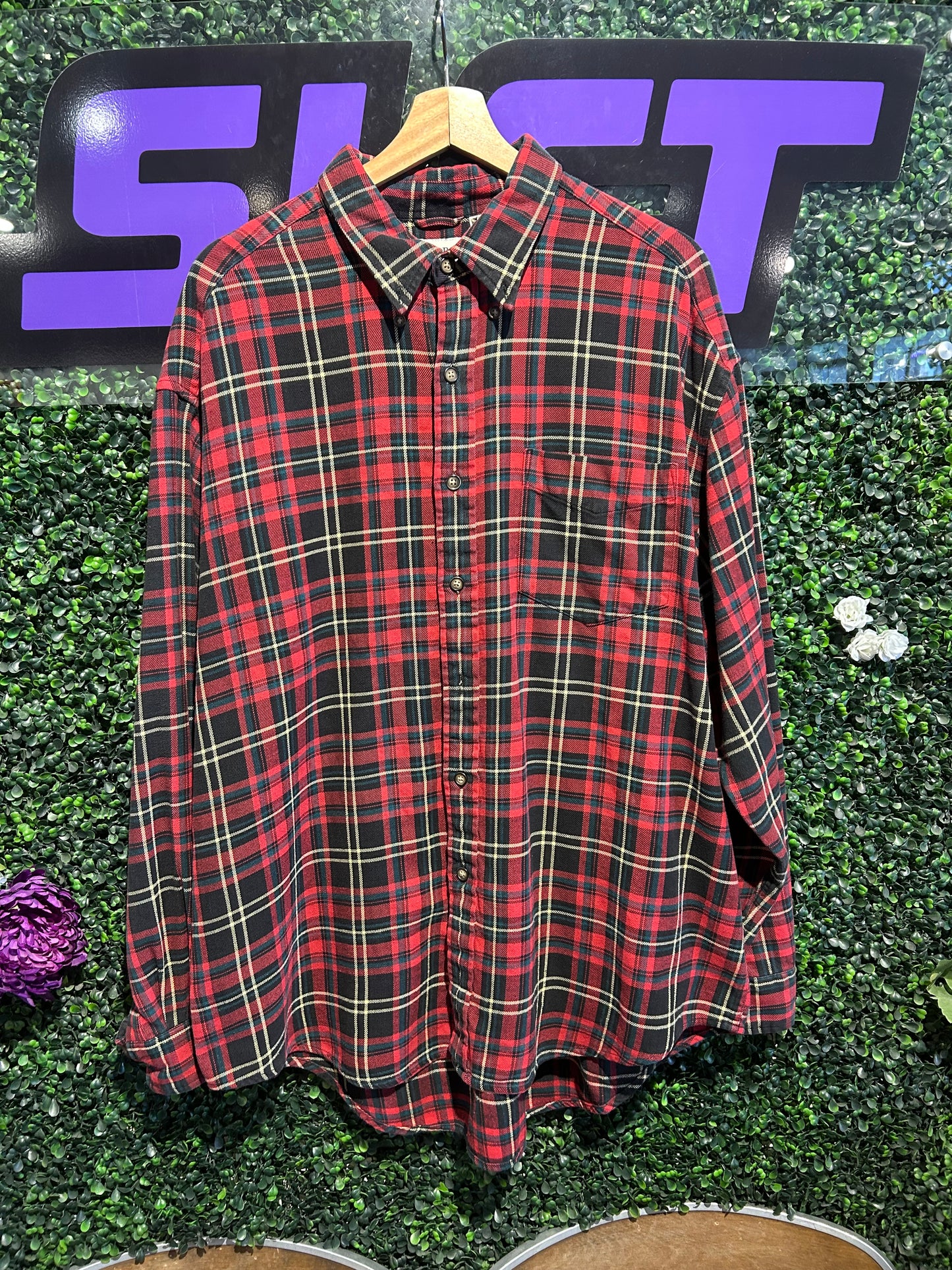 Vintage GAP Button-Up Flannel Shirt. Size XL