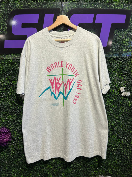 1993 Denver World Youth Day T-Shirt. Size XL