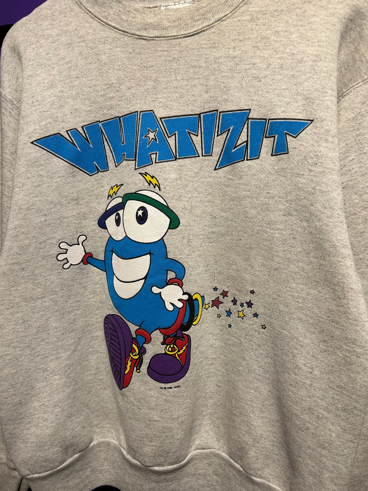 1996 Atlanta Olympics Mascot ‘WhatIzIt’ Crewneck. Size Large