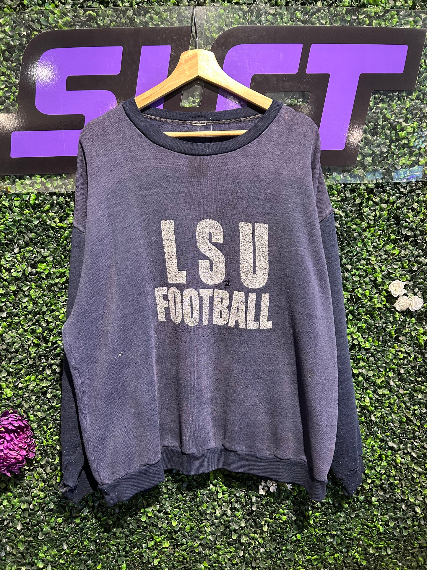 Vintage LSU Football Crewneck. Size L/XL