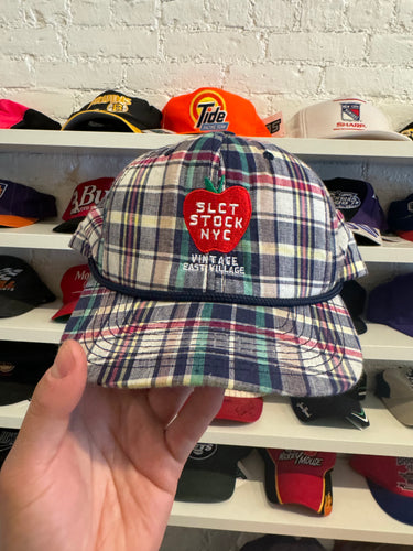 SLCT Stock NYC Plaid Apple Hat