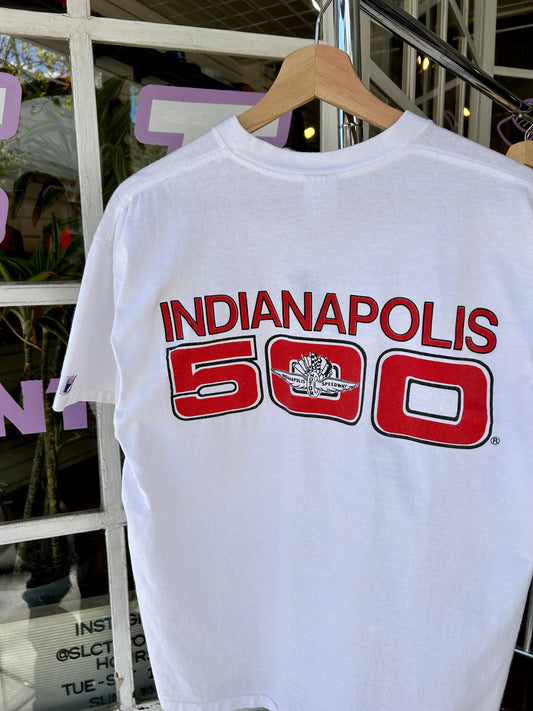 90s Indianapolis 500 Pocket T-Shirt. Size Large