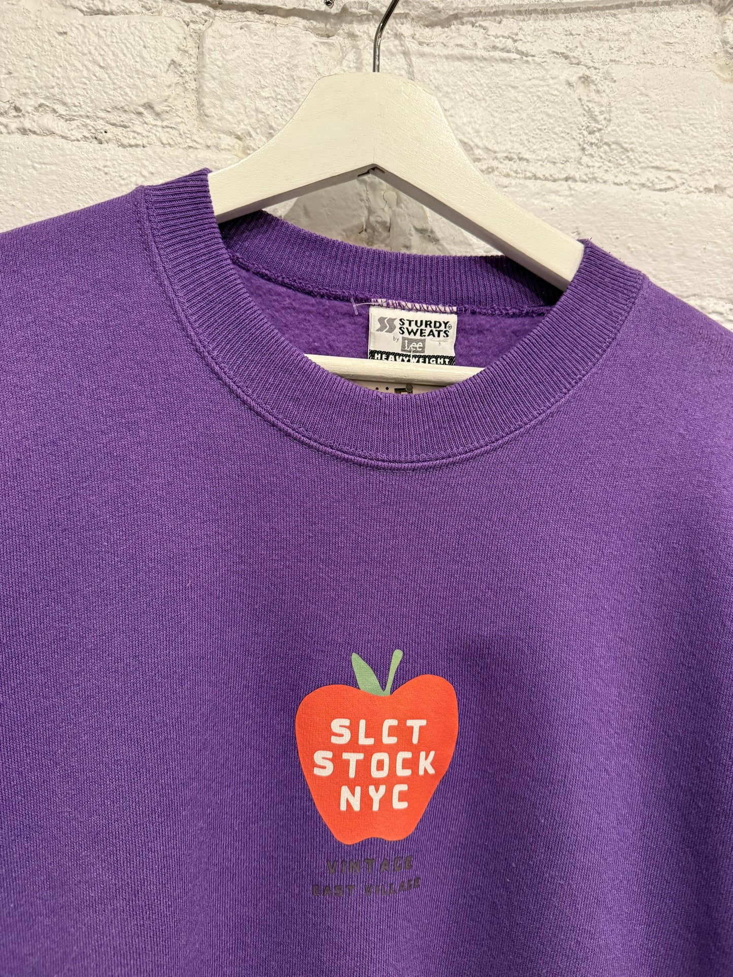 Vintage SLCT Stock NYC Big Apple Crewneck Size Medium