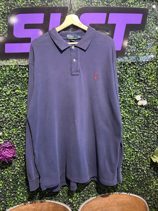 00s Polo Ralph Lauren LS Polo Shirt. Size XL