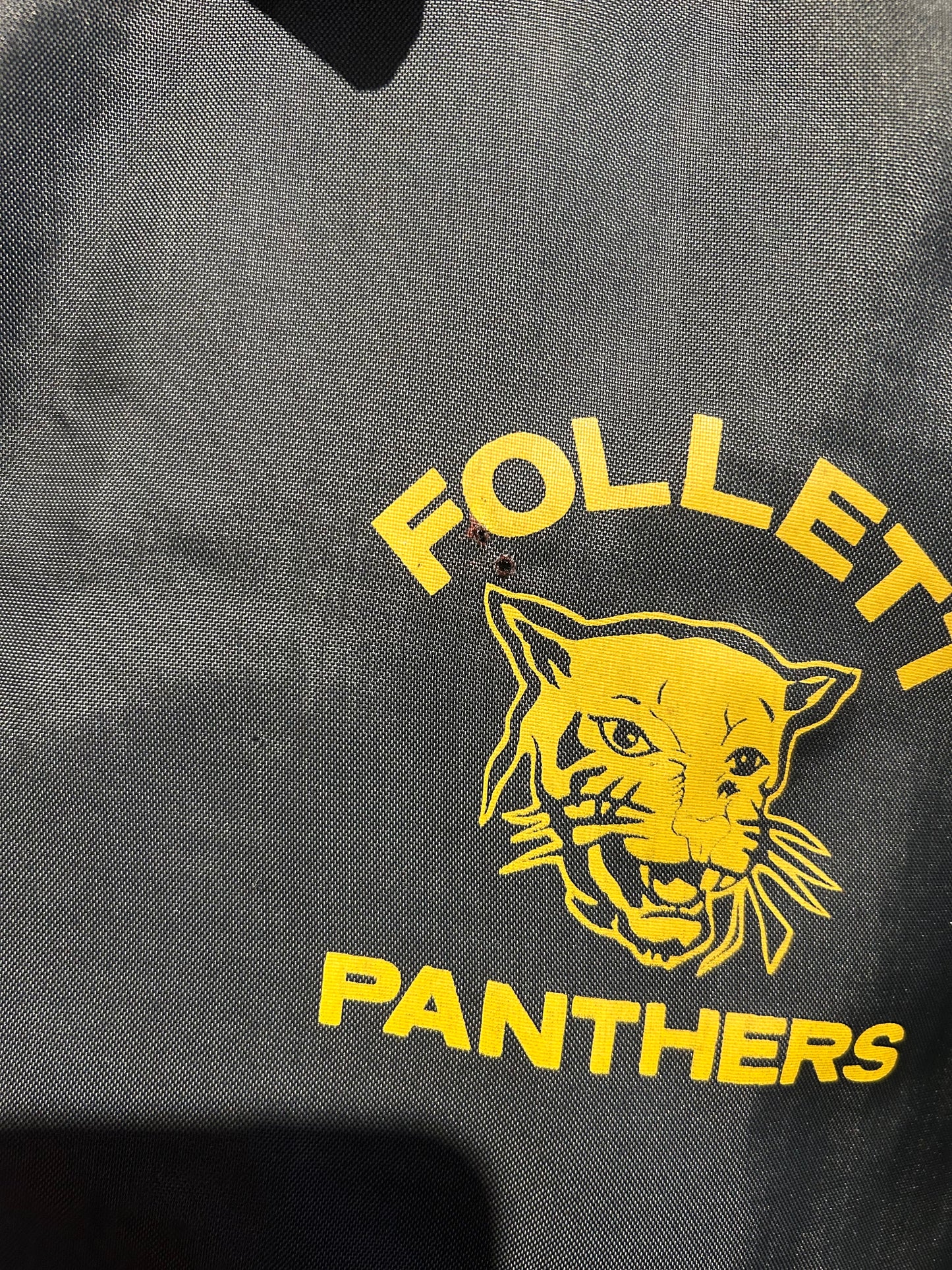 80s Follett Panthers Chalk Line Jacket. Size M/L