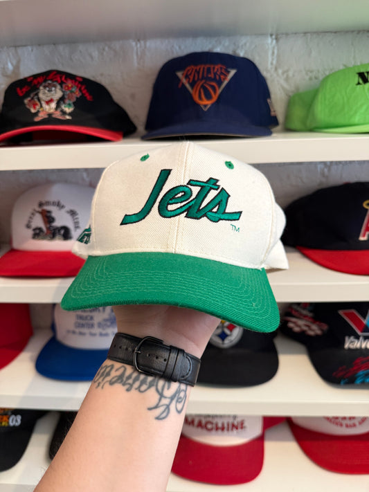 Vintage New York Jets Script Sports Specialties Hat