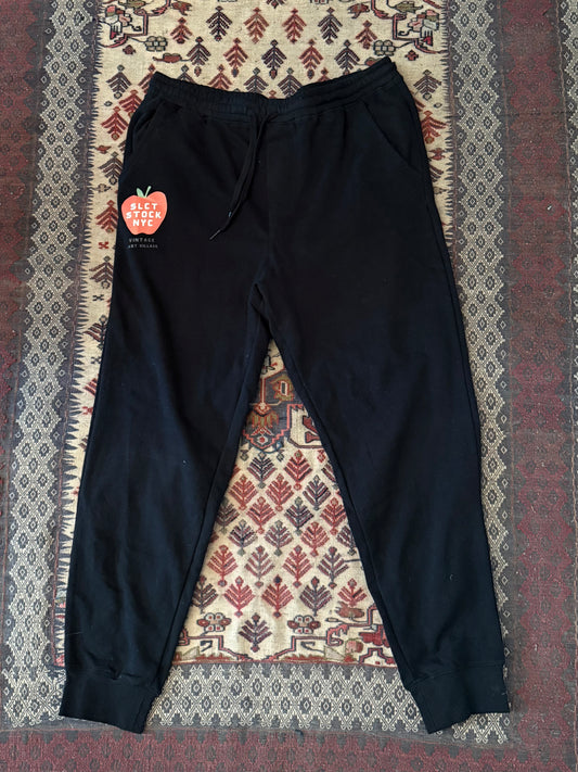 SLCT Stock Big Apple Sweat Pants Size XL