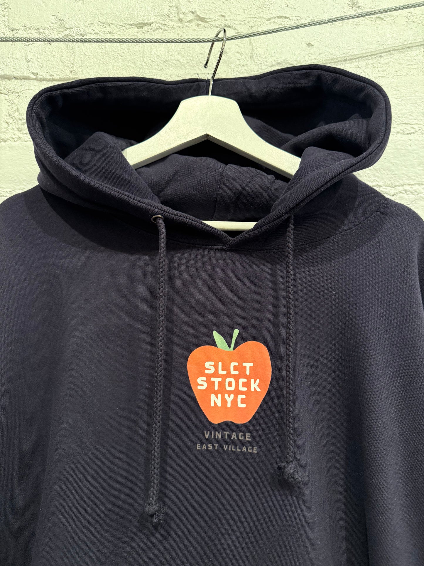 SLCT Stock Big Apple Navy Hoodie