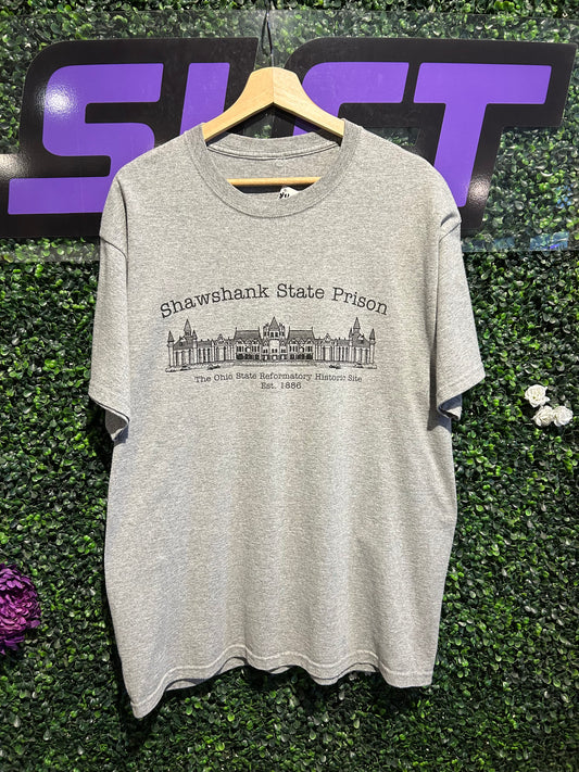 00s Shawshank State Prison Souvenir T-Shirt. Size L/XL