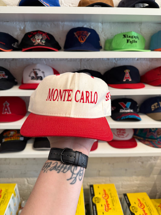 Vintage Monte Carlo Fitted Hat Size 7 1/4