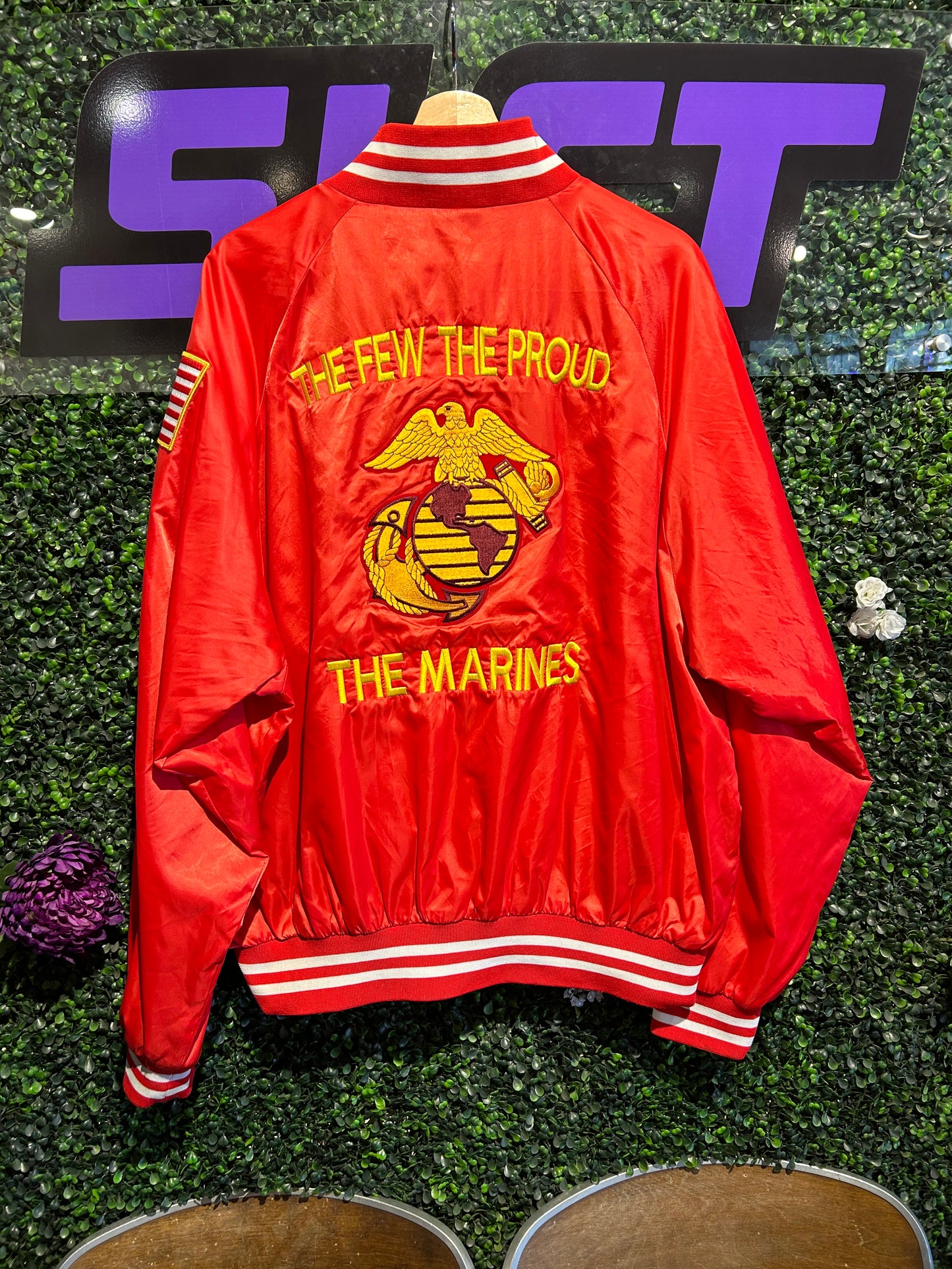80s United States Marines Button-Up Jacket. Size XL