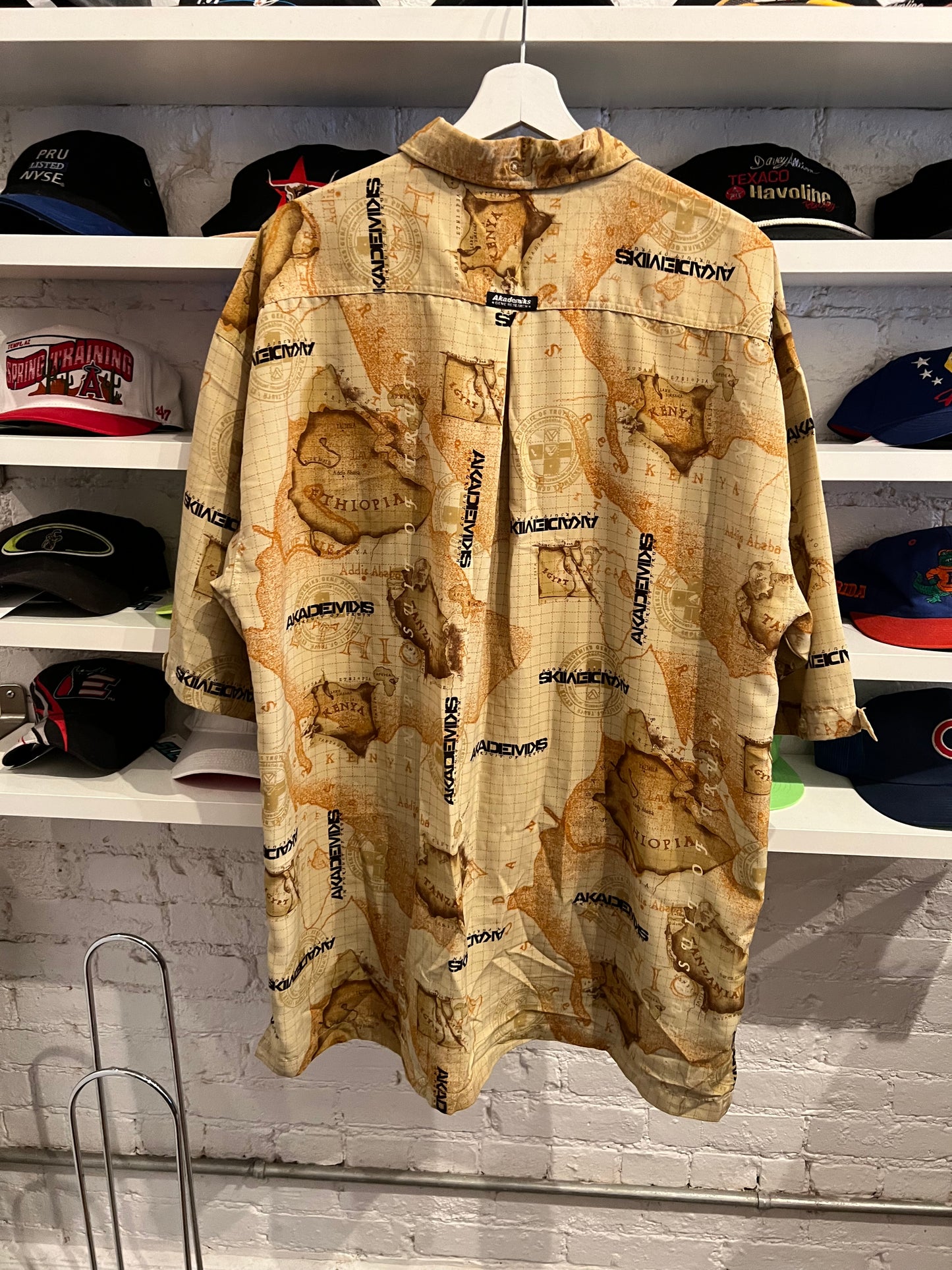 Y2K Akademiks Africa Button Up Tagged XL Fits 2XL