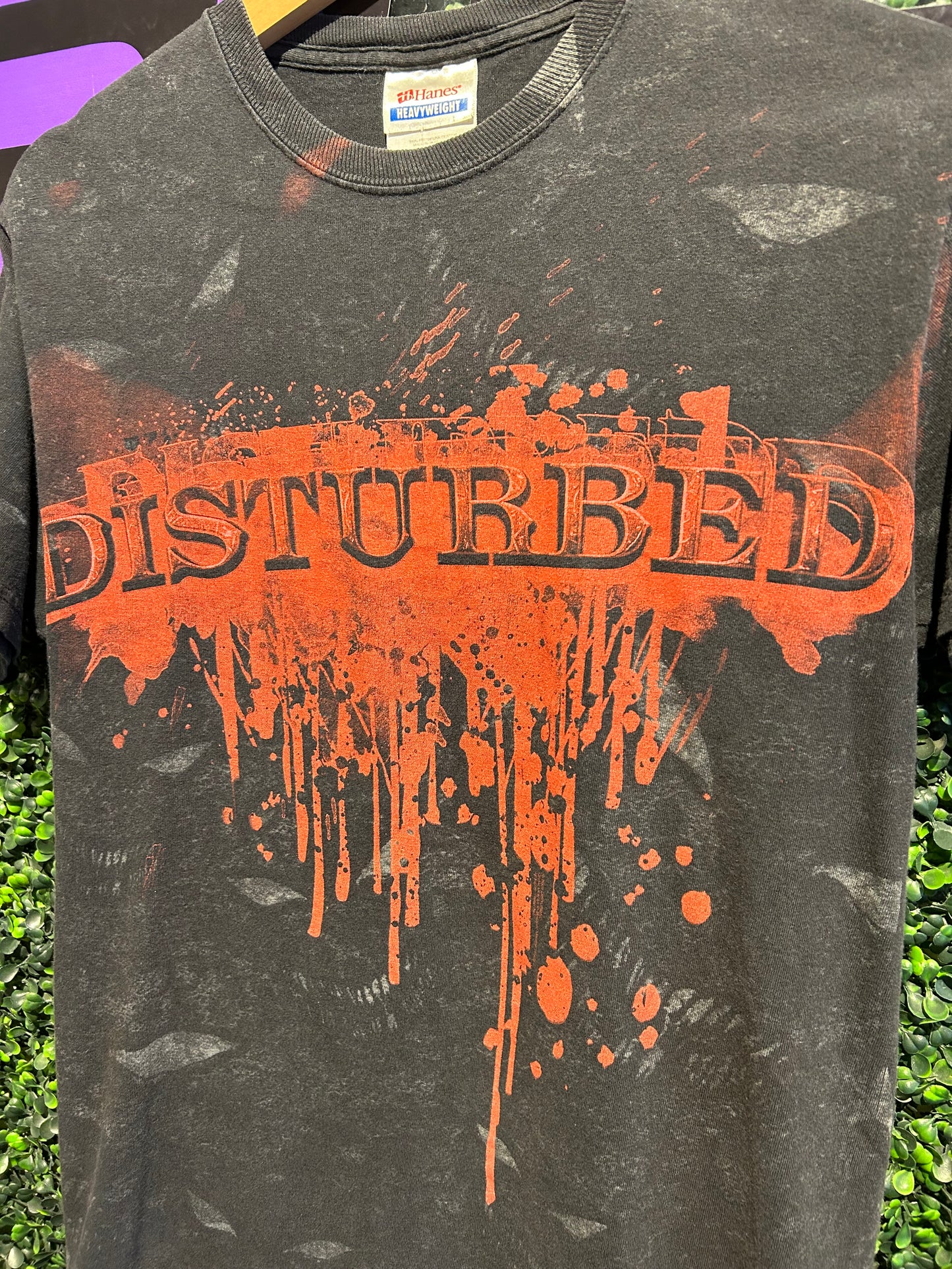 00s Disturbed AOP T-Shirt. Size Small