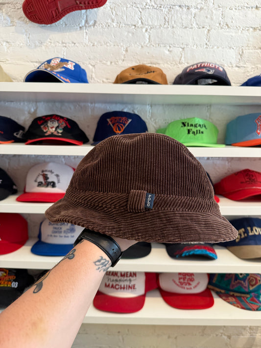 Vintage Polo Ralph Lauren Corduroy Bucket Hat