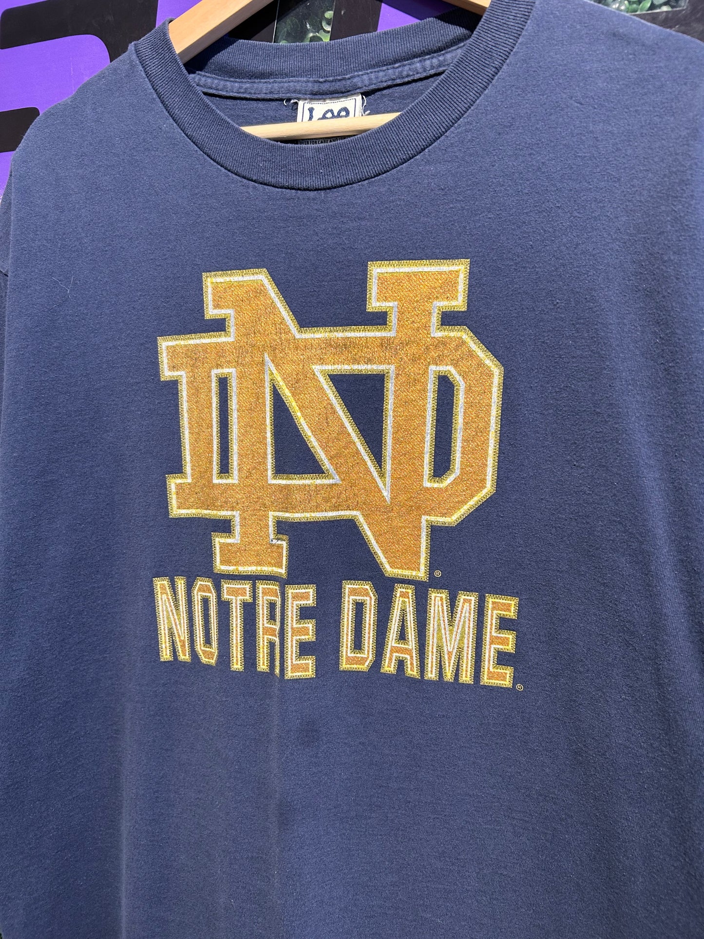 90s Notre Dame T-Shirt. Size XL