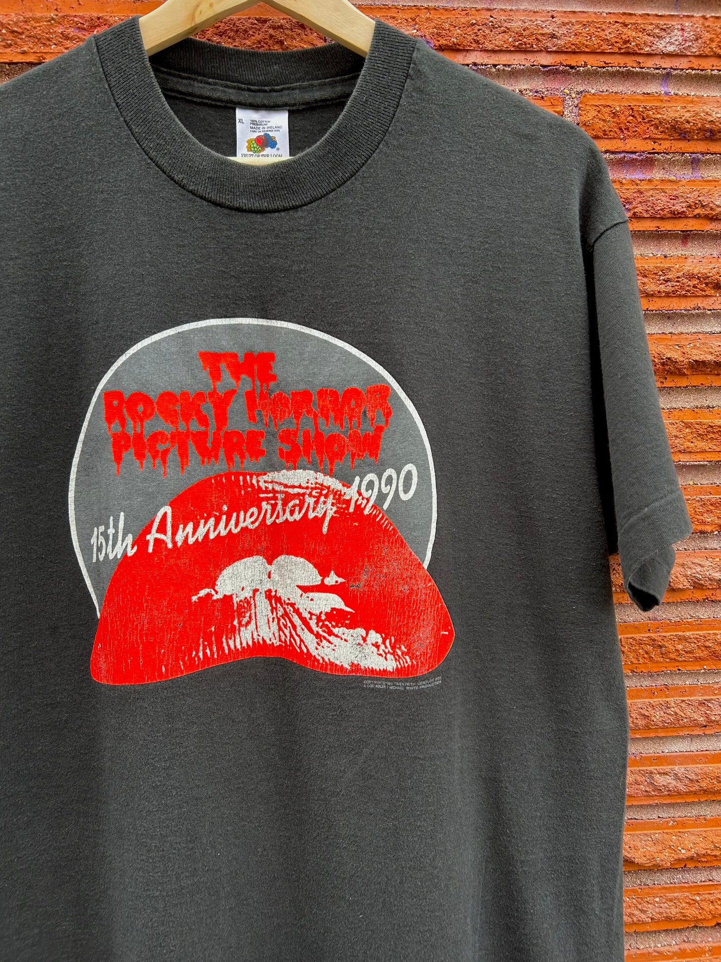 1990 The Rocky Horror Picture Show 15th Anniversary T-Shirt. Size L/XL