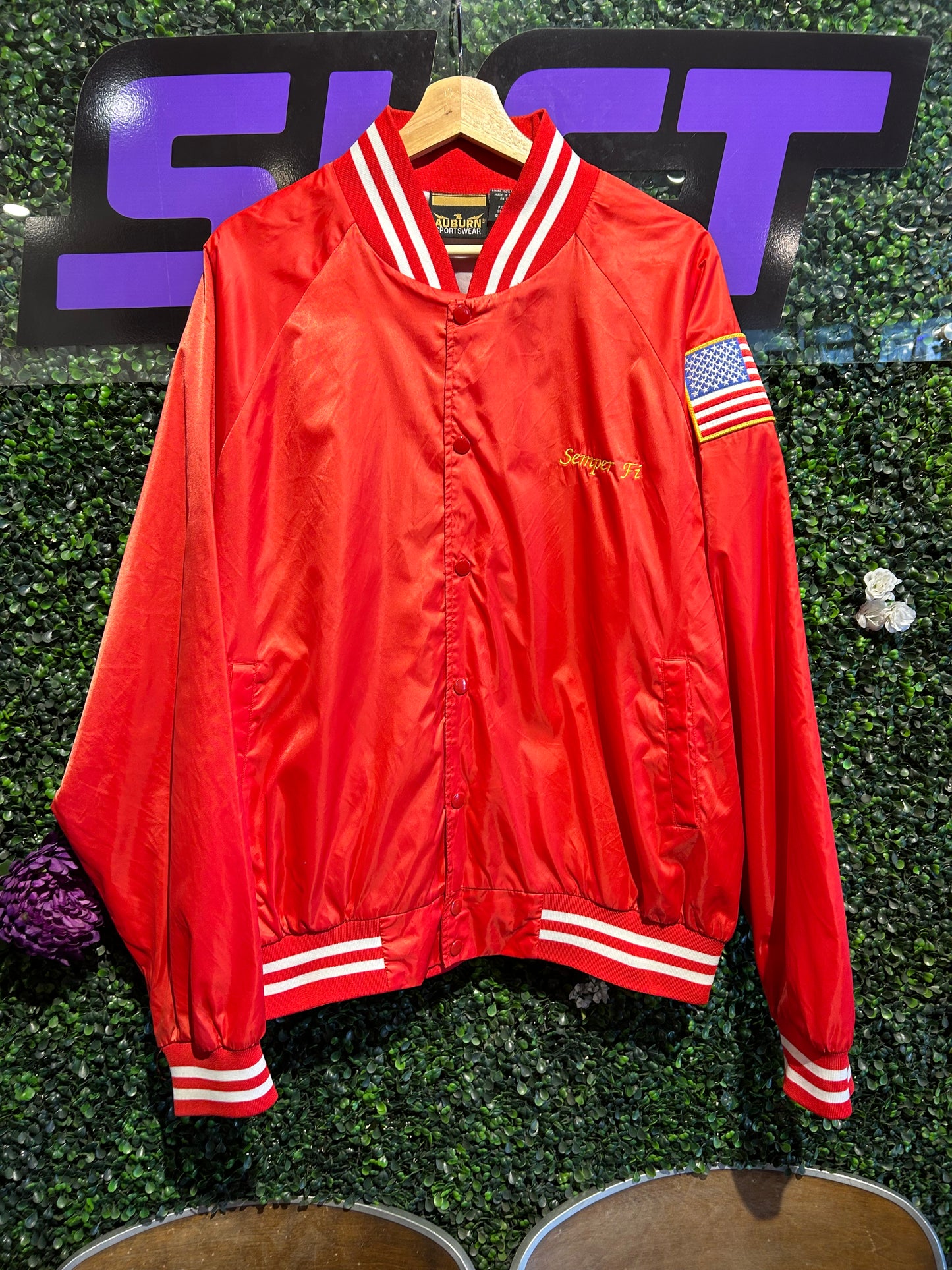 80s United States Marines Button-Up Jacket. Size XL