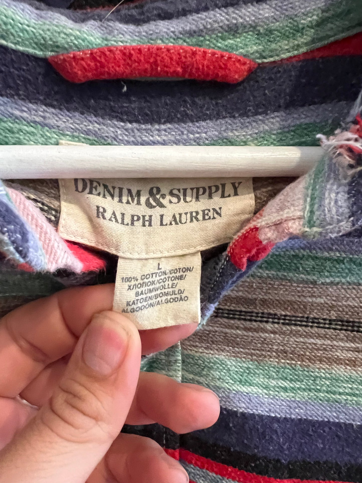Ralph Lauren Denim & Co Button Up size L