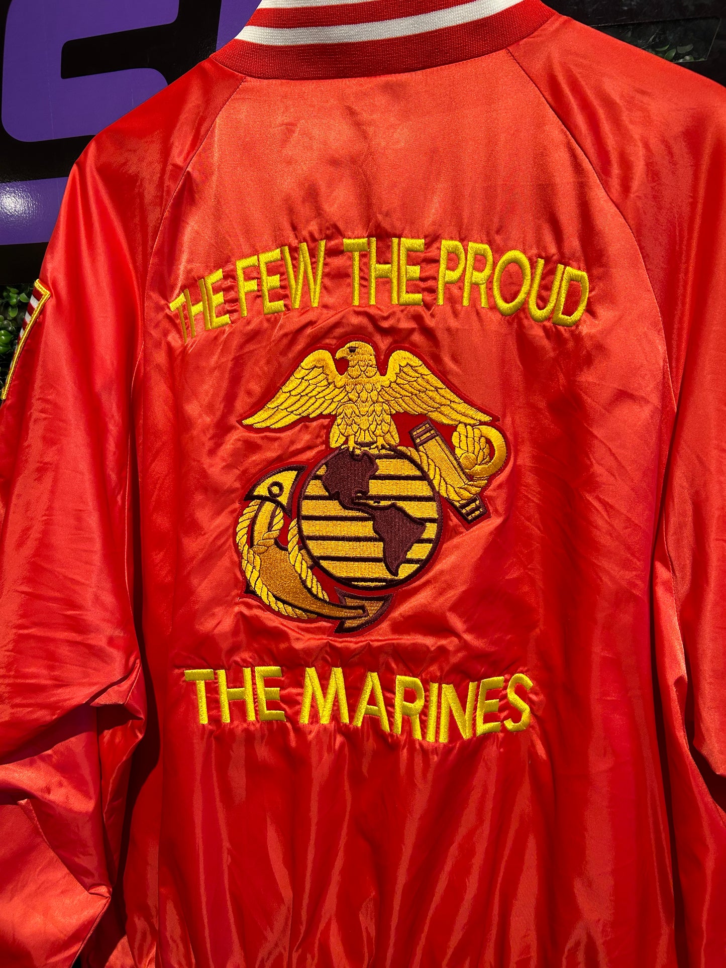 80s United States Marines Button-Up Jacket. Size XL