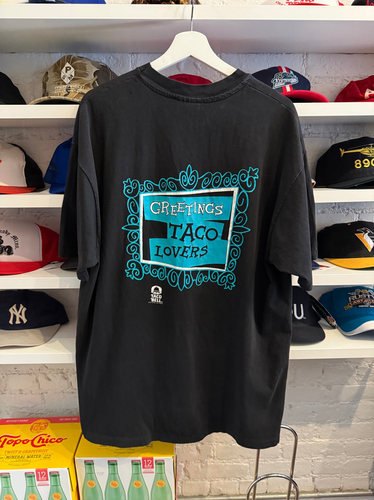 1998 Bull Winkle Taco Bell T-Shirt Size XL