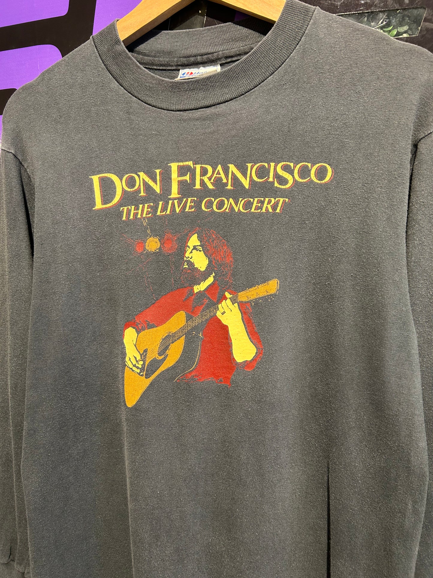 1982 Don Francisco The Live Concert LS Shirt. Size S/M