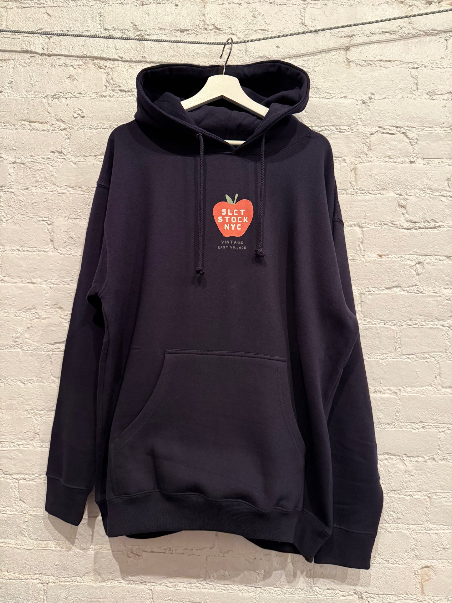 SLCT Stock Big Apple Navy Hoodie