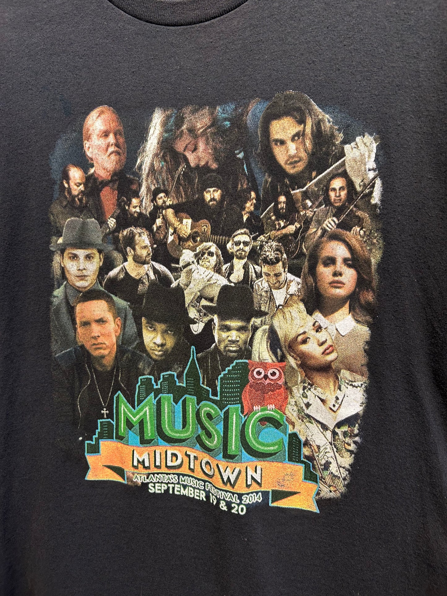 2014 Music Midtown Atlanta Music Festival T-Shirt. Size Large