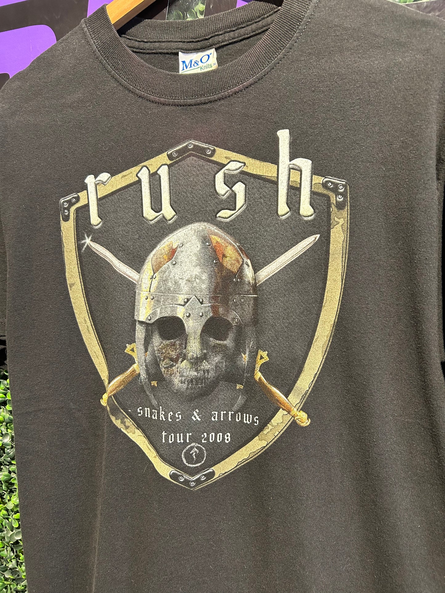 2008 Rush Snakes & Arrows Tour T-Shirt. Size Medium