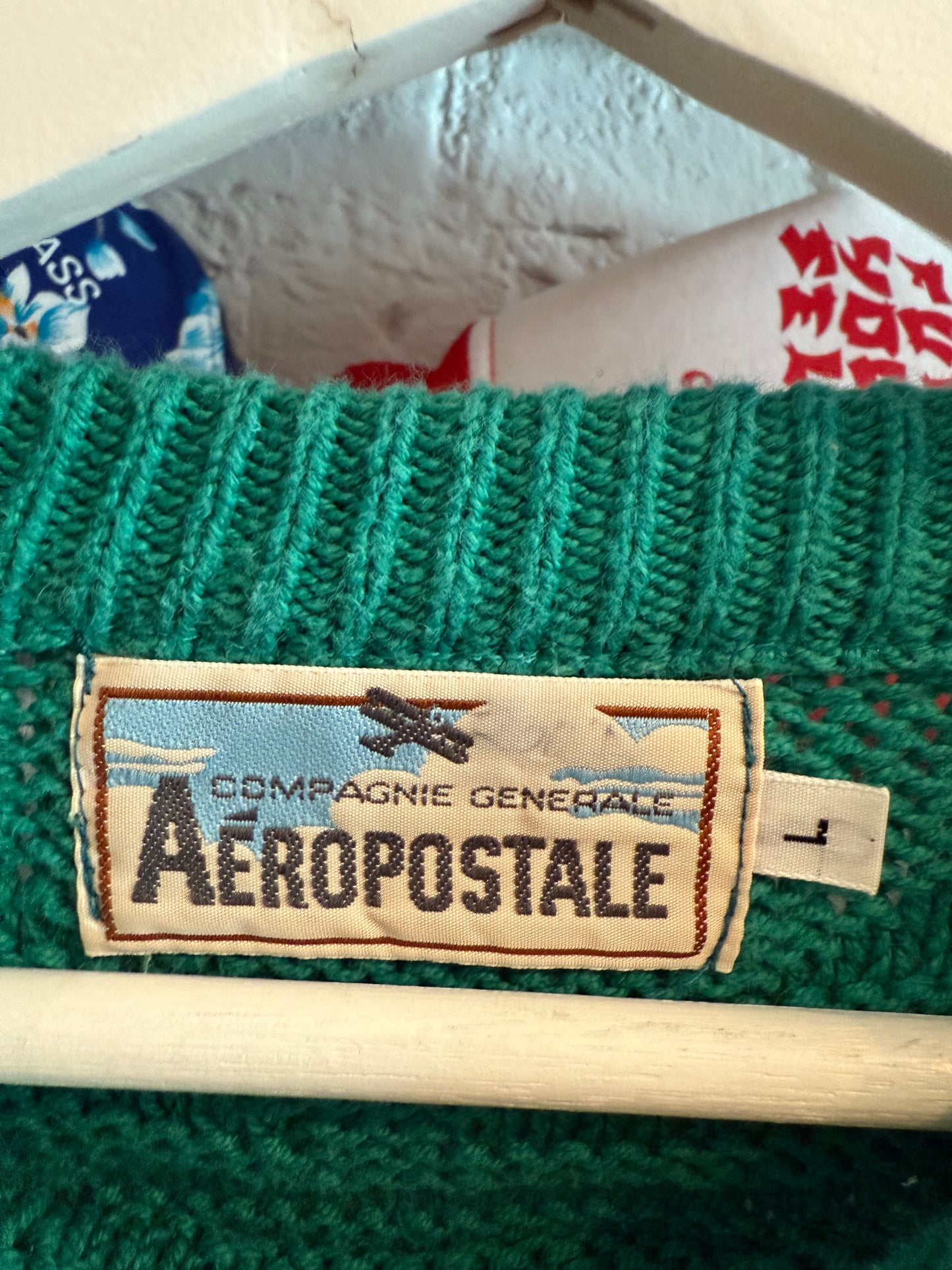 Vintage Aeropostale Knit Sweater Size Large