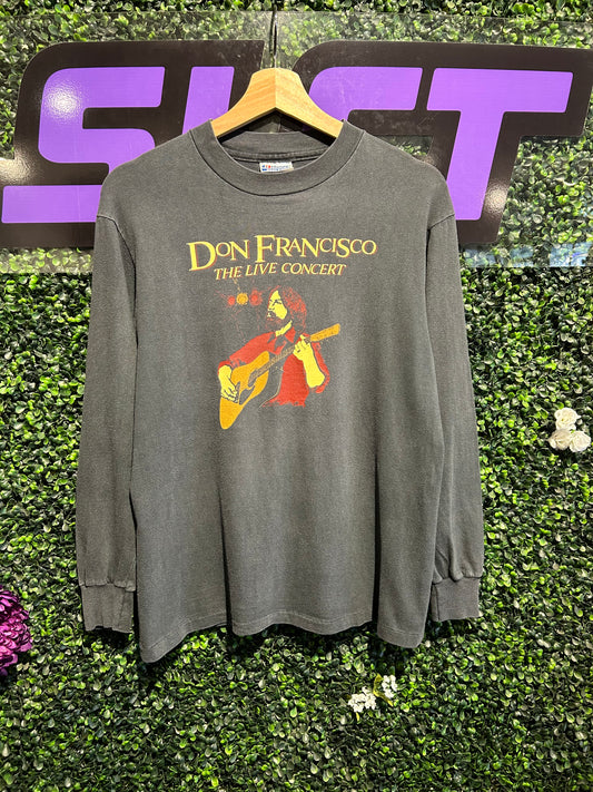 1982 Don Francisco The Live Concert LS Shirt. Size S/M