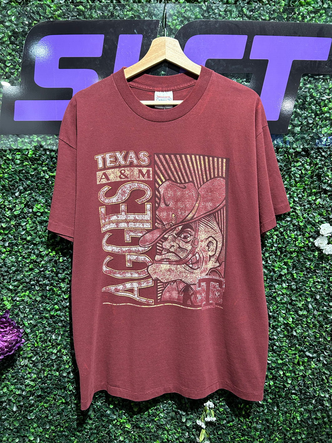 90s Texas A&M Aggies T-Shirt. Size XL