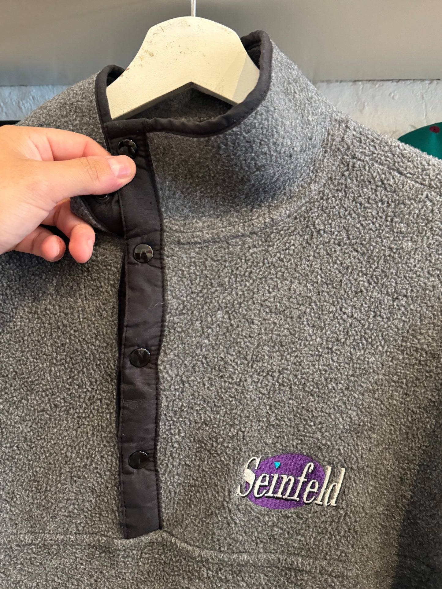 Vintage Seinfeld Polartec Cast and Crew Fleece Tagged Large fits L/XL