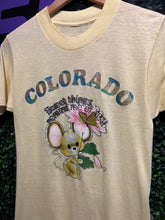 80s Colorado Sweet Things Mouse T-Shirt. Size S/M