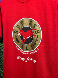 90s Red Ass Ale Colorado T-Shirt. Size Medium