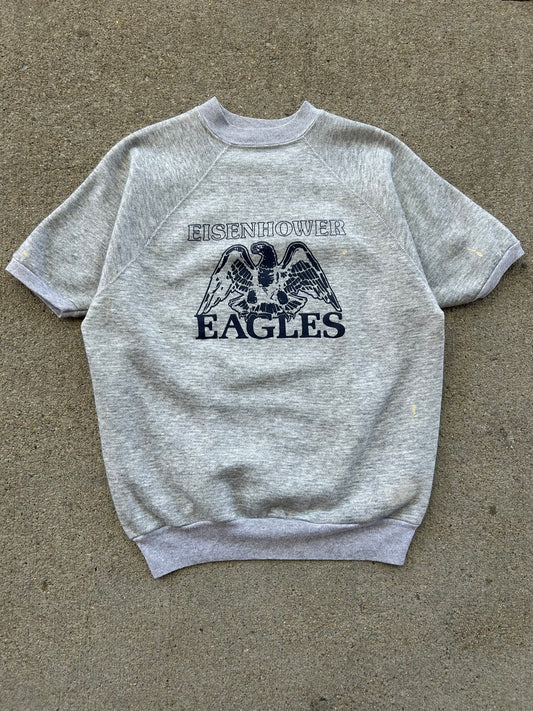 80w Eisenhower Eagles Short-Sleeve Crewneck. Size M/L