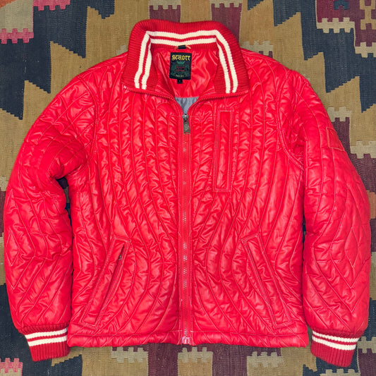 Vintage Schott Light Down Jacket Size Large