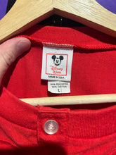 Vintage Mickey Mouse Short-Sleeve Sweatshirt. Size Large