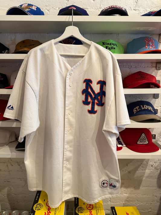 Vintage New York Mets Majestic Jersey Size 2XL