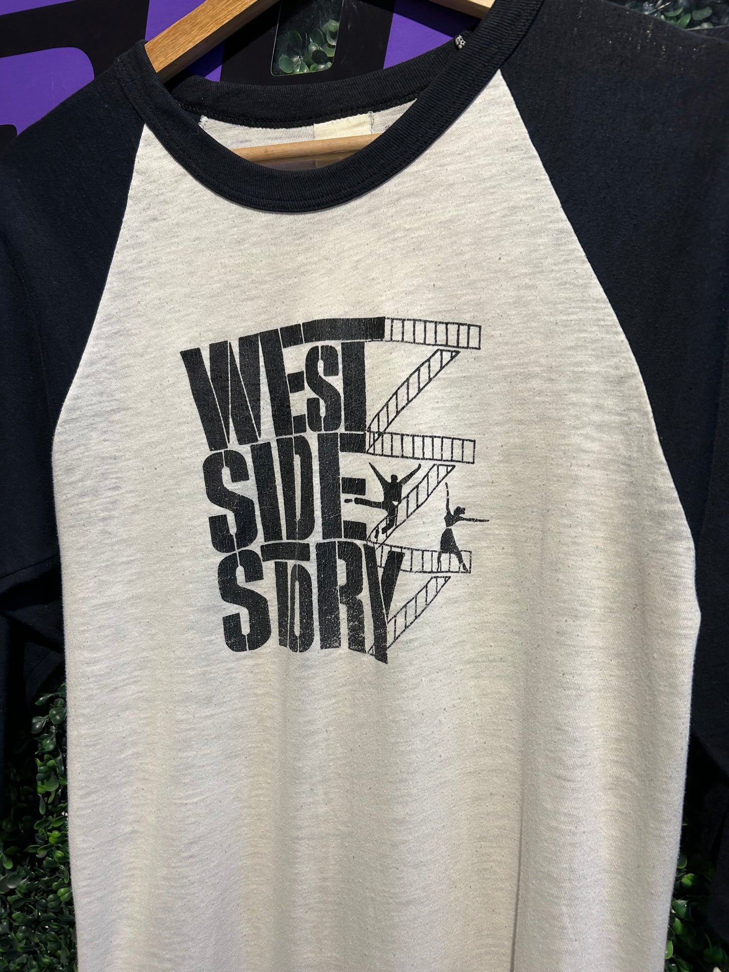 1984 West Side Story Musical 3/4 Sleeve Shirt. Size Medium