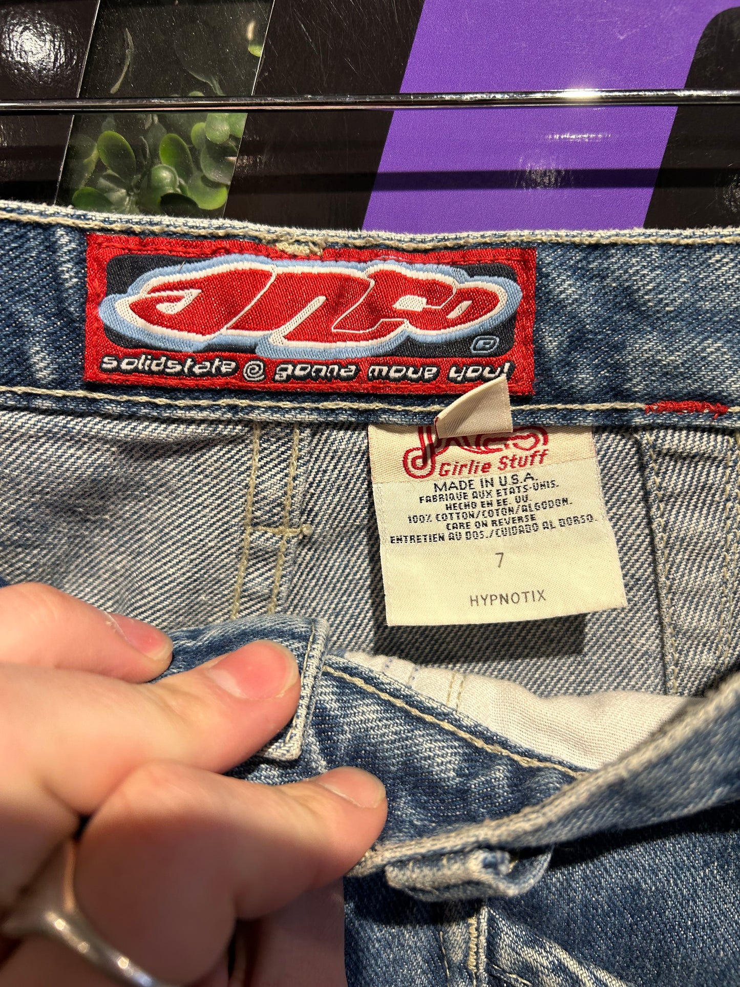 Vintage JNCO Hypnotic Denim Pants. Size 30’ x 32’