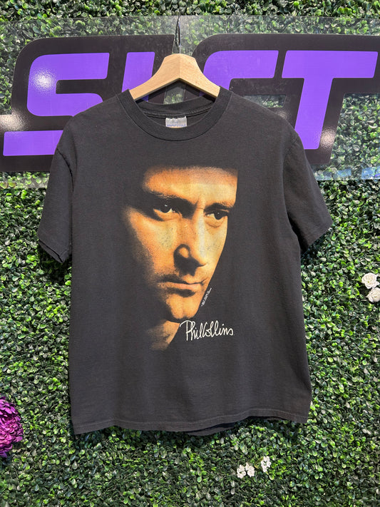 1990 Phil Collins World Tour T-Shirt. Size M/L